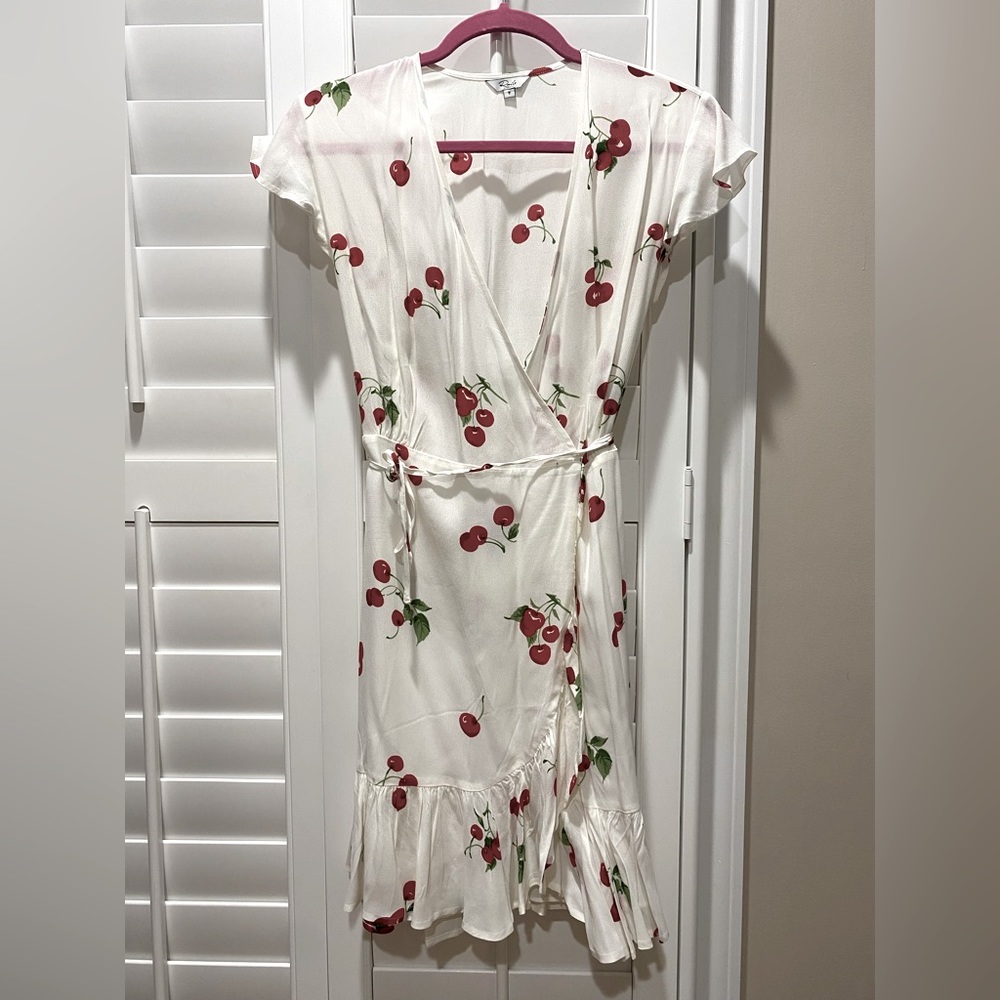 Cherry Wrap Dress